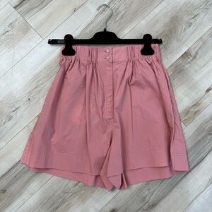HUNTER BELL High Waist Pink Shorts